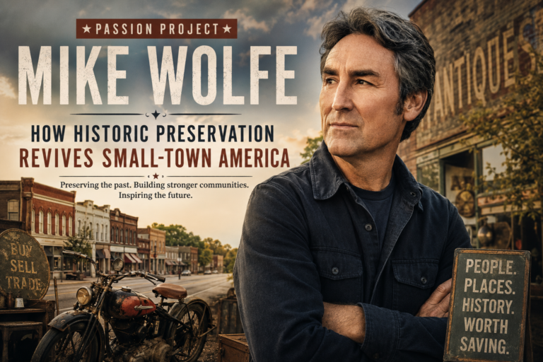 Mike Wolfe Passion Project: How Historic Preservation Revives Small-Town America Mike Wolfe Passion Project: How Historic Preservation Revives Small-Town America