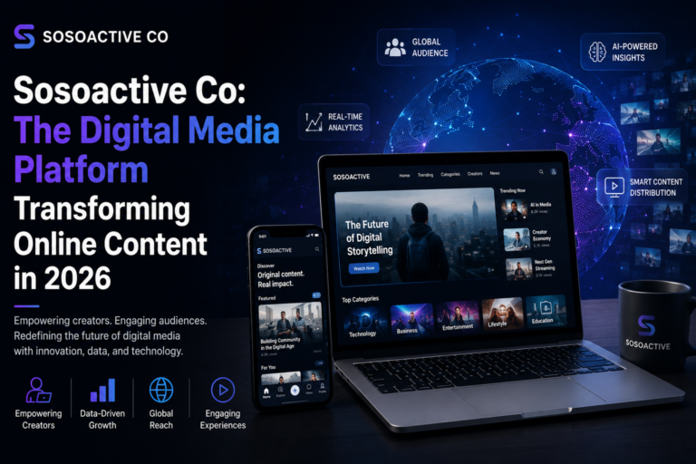 Sosoactive Co: The Digital Media Platform Transforming Online Content in 2026