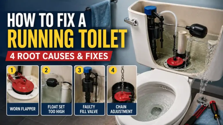 How to Fix a Running Toilet: 4 Root Causes & Fixes how to fix a running toilet image