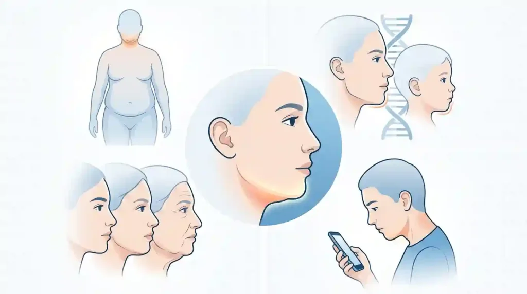 how to get rid of double chin image