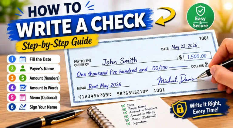 how to write a check image