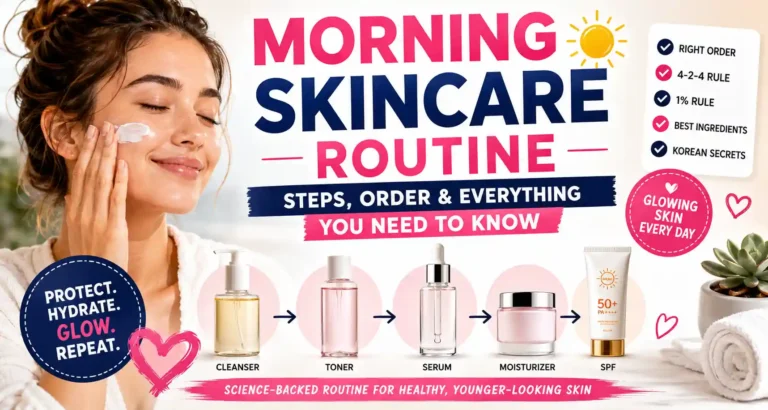 morning skincare routine image