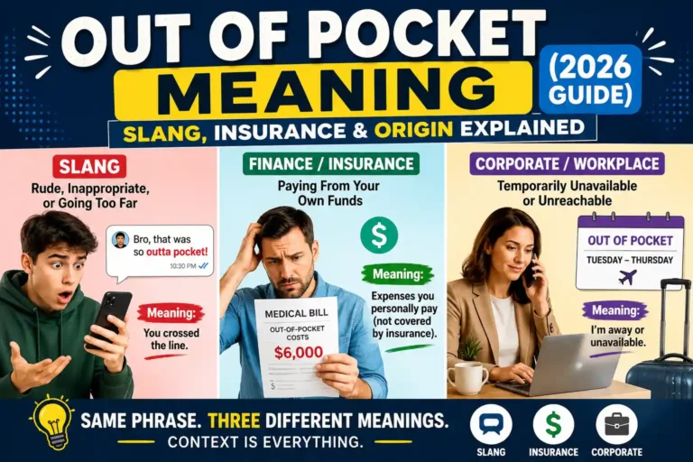Out of Pocket Meaning: Slang, Insurance & Origin Explained (2026 Guide) out of pocket meaning image