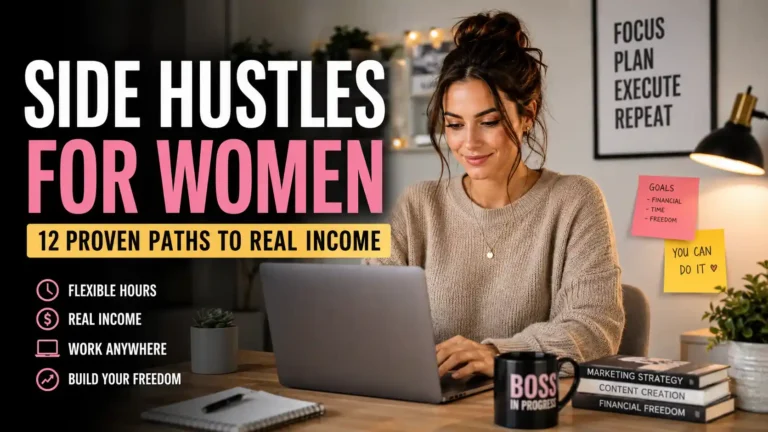 Side Hustles for Women: 12 Proven Paths to Real Income side hustles for women image