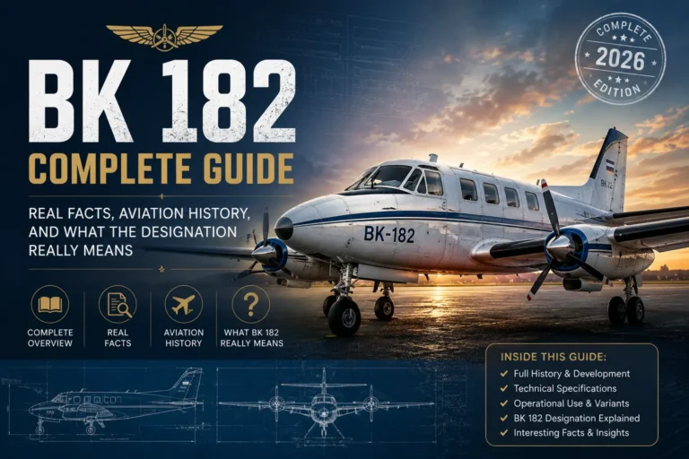BK 182: Complete Guide, Real Facts, Aviation History, and What the Designation Really Means