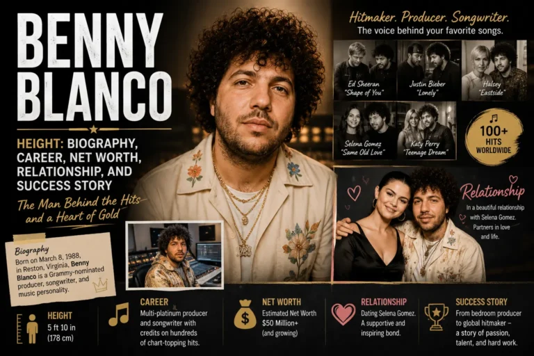 Benny Blanco Height: Biography, Career, Net Worth, Relationship, and Success Story Benny Blanco Height: Biography, Career, Net Worth, Relationship, and Success Story