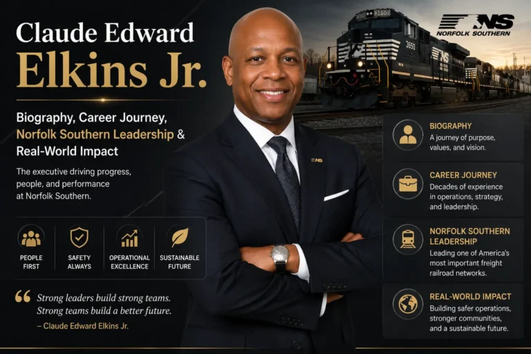 Claude Edward Elkins Jr: Biography, Career Journey, Norfolk Southern Leadership & Real-World Impact
