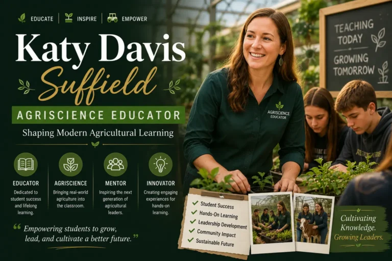 Katy Davis Suffield: Agriscience Educator Shaping Modern Agricultural Learning Katy Davis Suffield: Agriscience Educator Shaping Modern Agricultural Learning