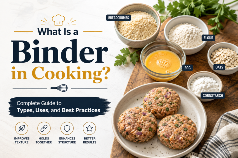What Is a Binder in Cooking? Complete Guide to Types, Uses, and Best Practices