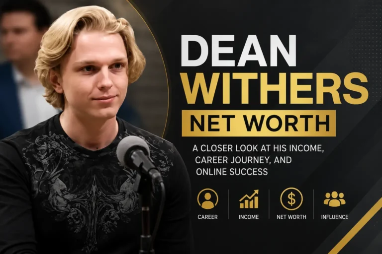 Dean Withers Net Worth: His Income, Career, and Online Success dean withers net worth