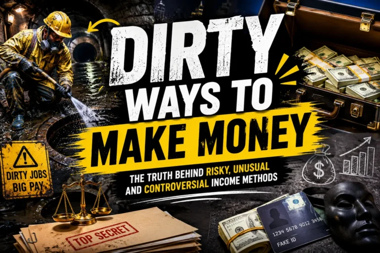 dirty ways to make money